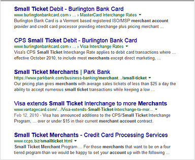 Search engine optimization basics: Search engine result page for long-tail keyword search