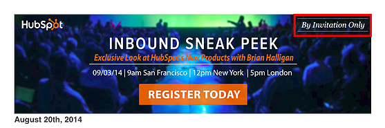 HubSpot Exclusive Email