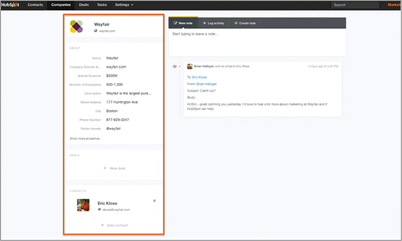 HubSpot's CRM