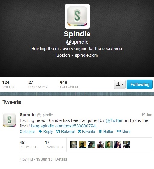 Twitter purchase of Spindle could have major implications