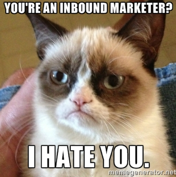 grumpy cat, inbound marketing, b2b marketing, blog