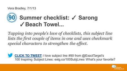 subject lines, inbound amrketing