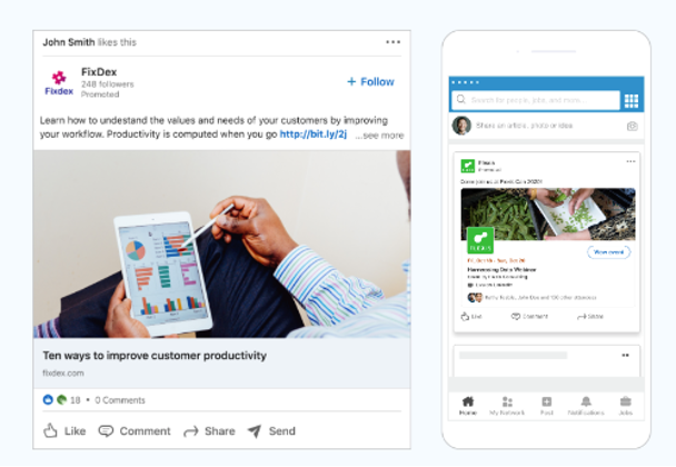 LinkedIn Single Ad Image Examples