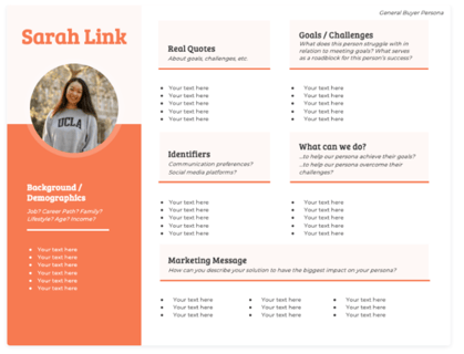 Buyer Persona Template