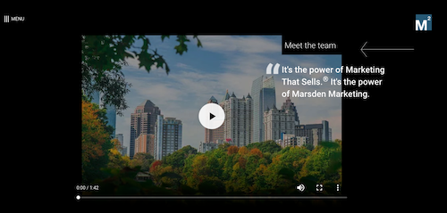 web design trend video