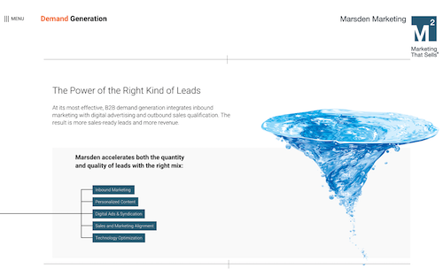 web trend assymmetrical layout