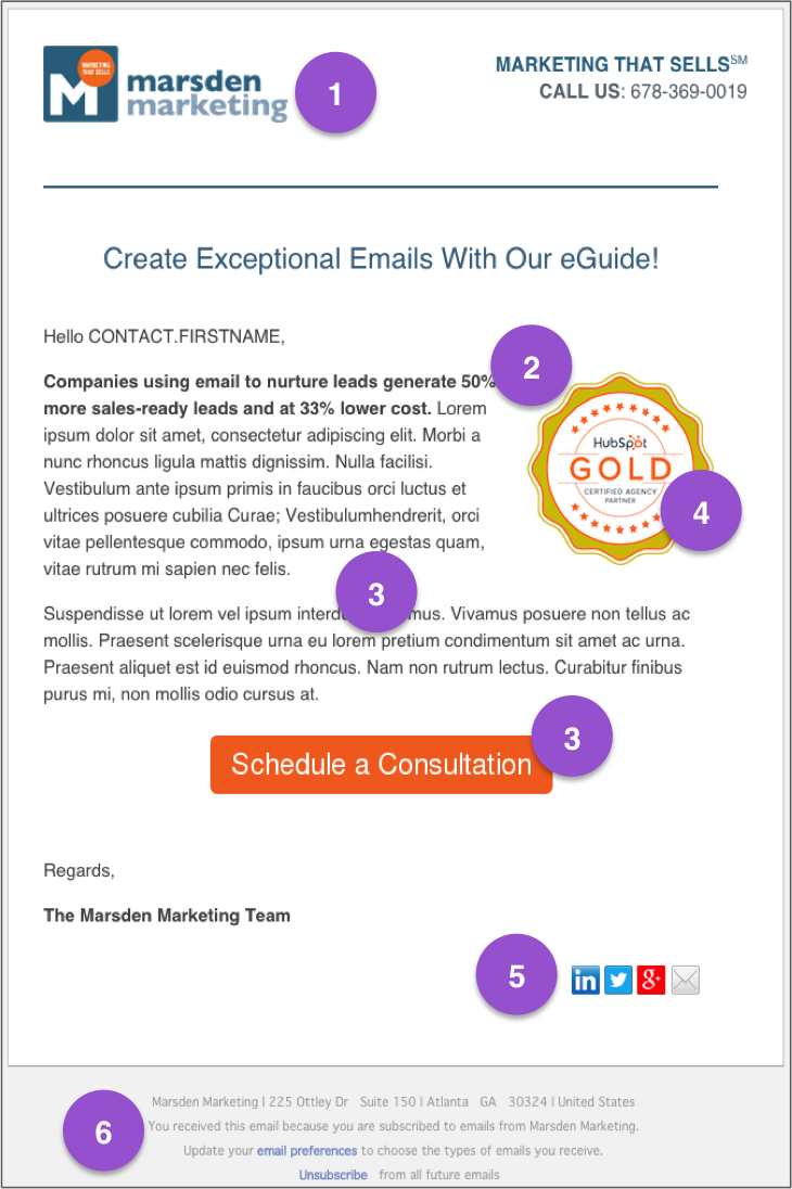 6 Key Elements to Include in Every Email Marketing Template