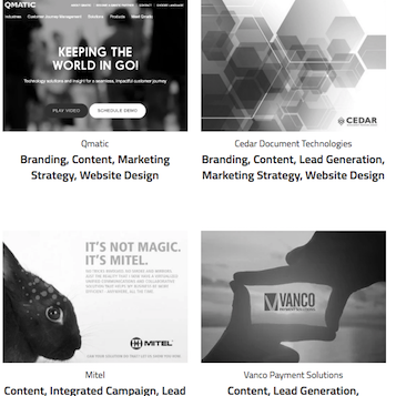 Our Work - Content Marketing<br>[Case Studies]